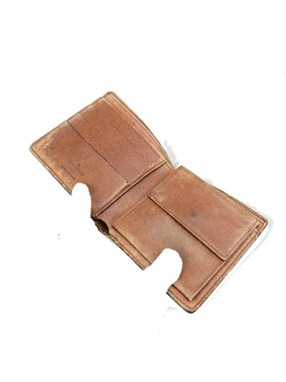 Louis Vuitton Long Wallet Monogram 3 Set Bifold 66 Bs078 - Picture 8 of 10